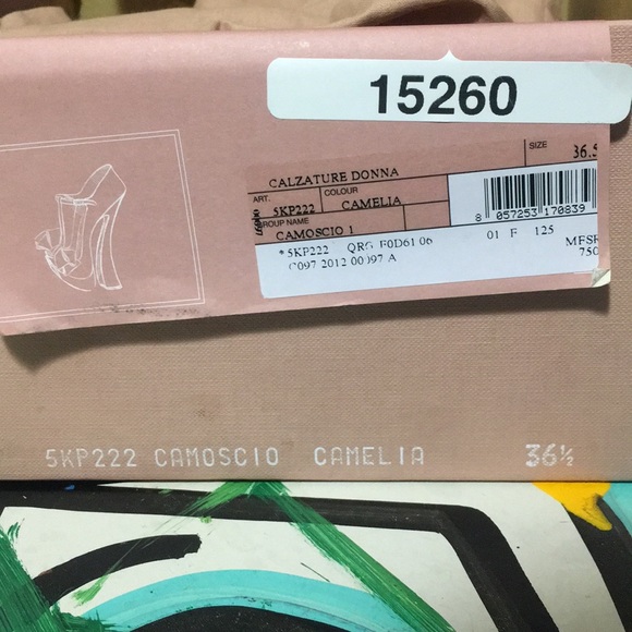 Miu Miu Camoscio Camelia 36 1/2 - Picture 2 of 8